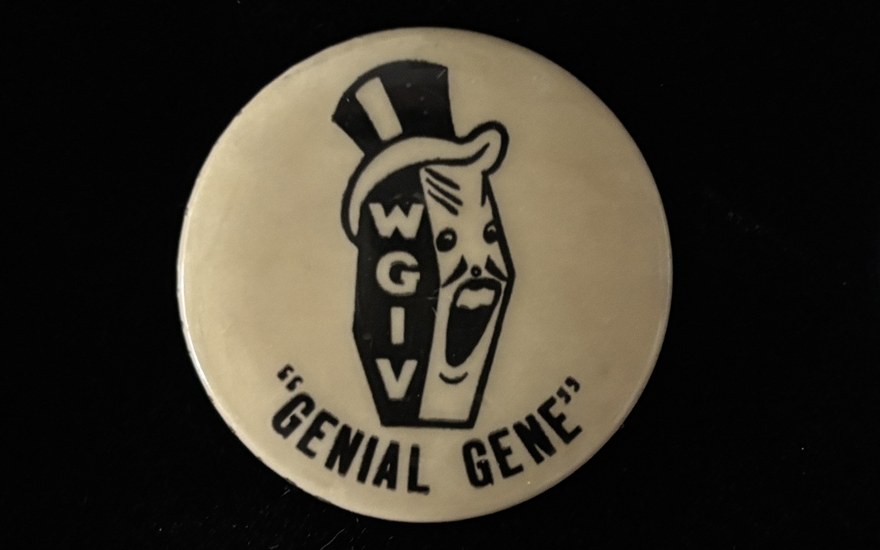 WGIV &ldquo;Genial Gene&rdquo; pinback button from the collection
