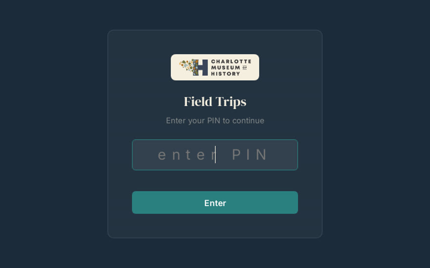 CMH Field Trips — staff sign-in